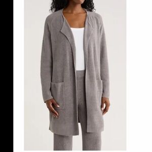 Barefoot Dreams Women's Gray Cardigan NWT